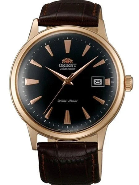 Orient Automatic Watch with Black Dial, Rose Goldtone Case and Hour Markers #ER24001B kol