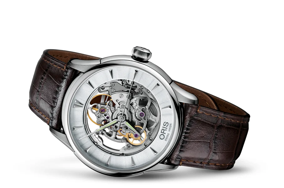 Oris Artelier Skeleton 01 734 7591 4051-07 5 21 70FC 40 mm kol saati