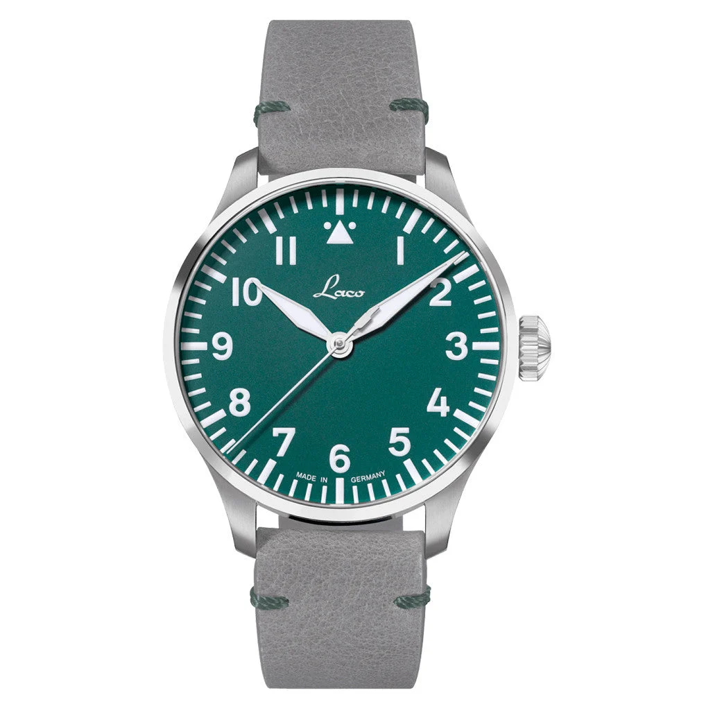 Laco Limited Edition Augsburn Grun 42mm Watch #862178 42 mm kol saati