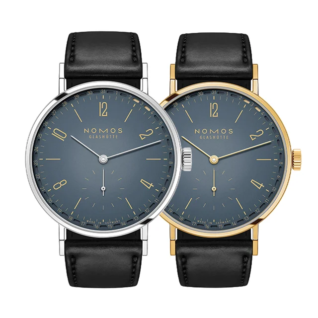 NOMOS Glashütte Twice Unique "Drift" Tangente Neomatik Update Steel and Gold 38mm - Grey o
