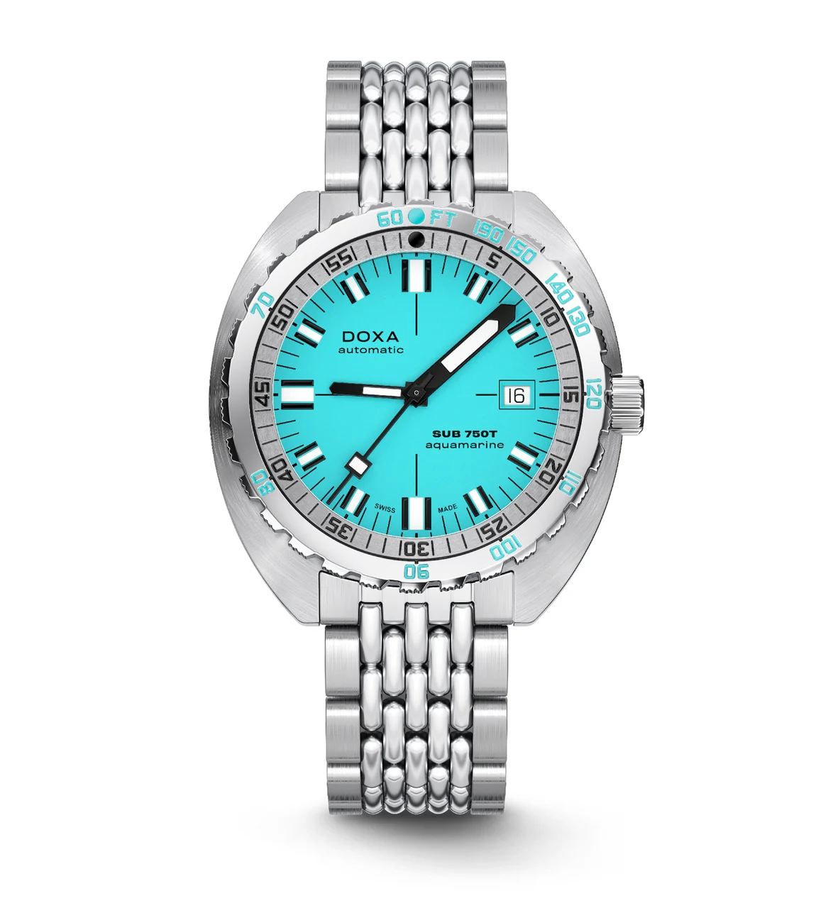 Doxa Aquamarine 825.10.241.10 47 mm kol saati