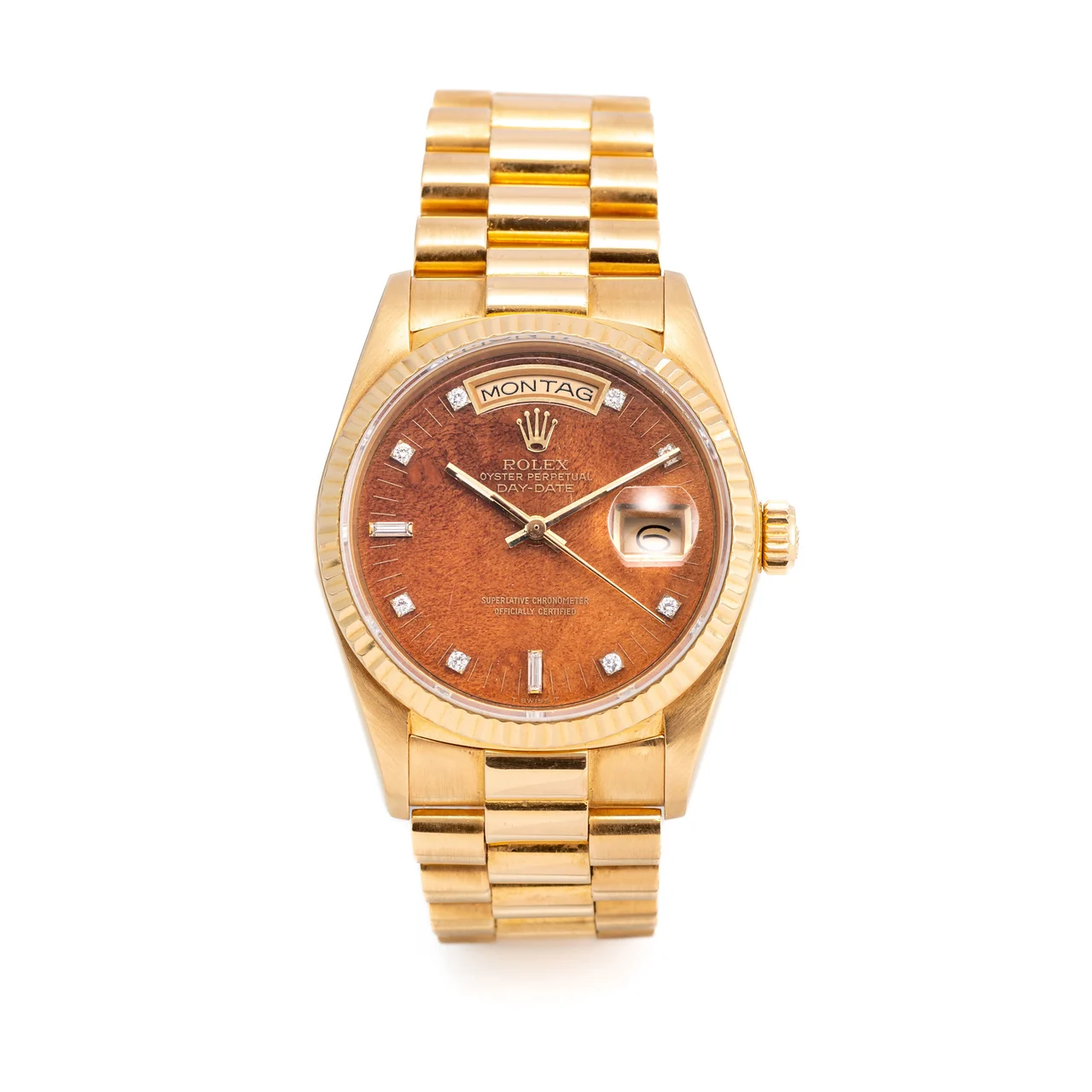 Rolex.Ref. 18038 Oyster perpetual, Day-Date, Superlative kol saati