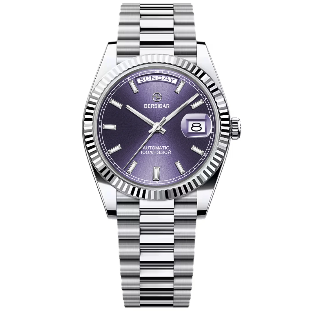 Bersigar Watches Luxaura BG1783purple 40 mm kol saati