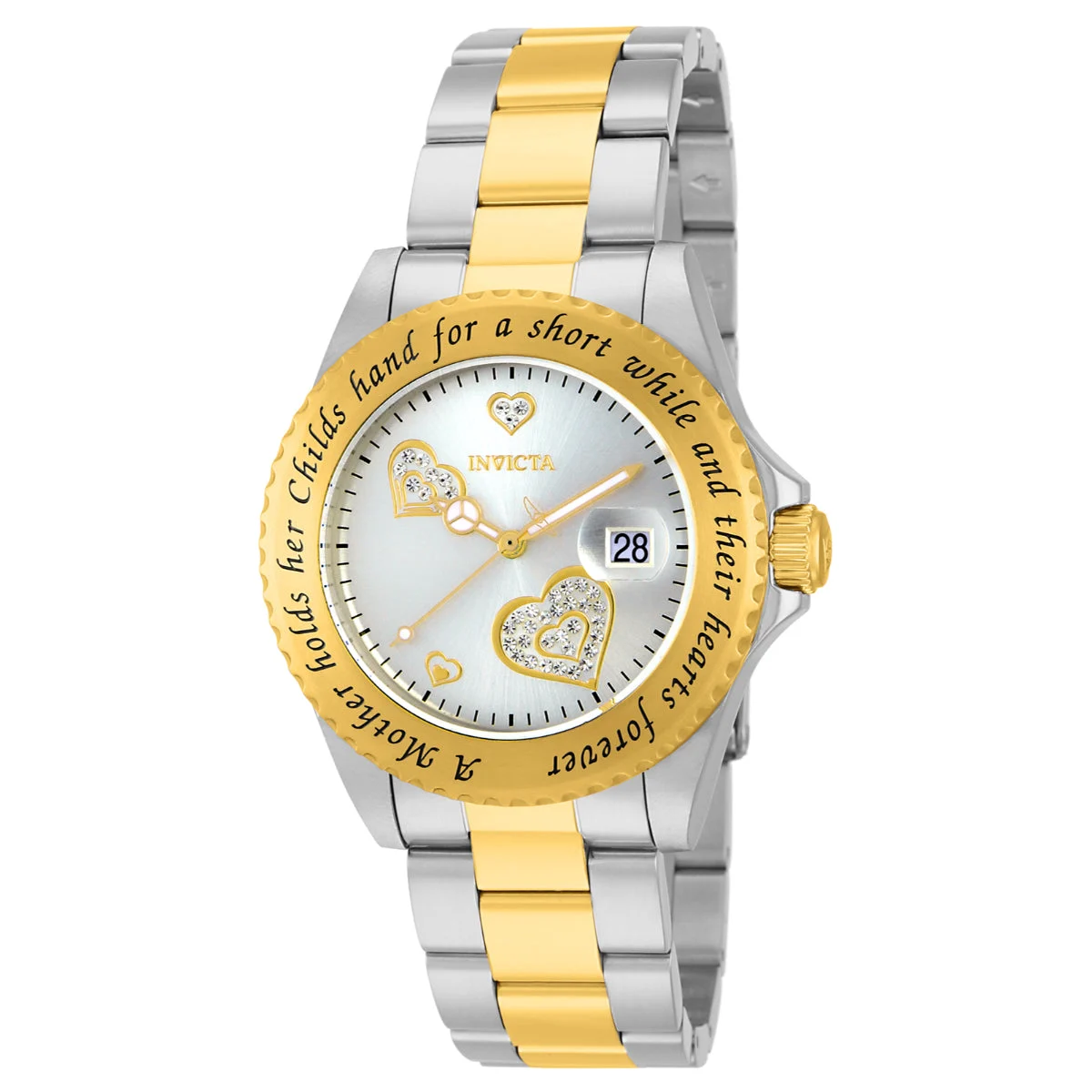 Invicta Angel Watch - 40mm, Steel, Gold (ZG-14730) 40 mm kol saati