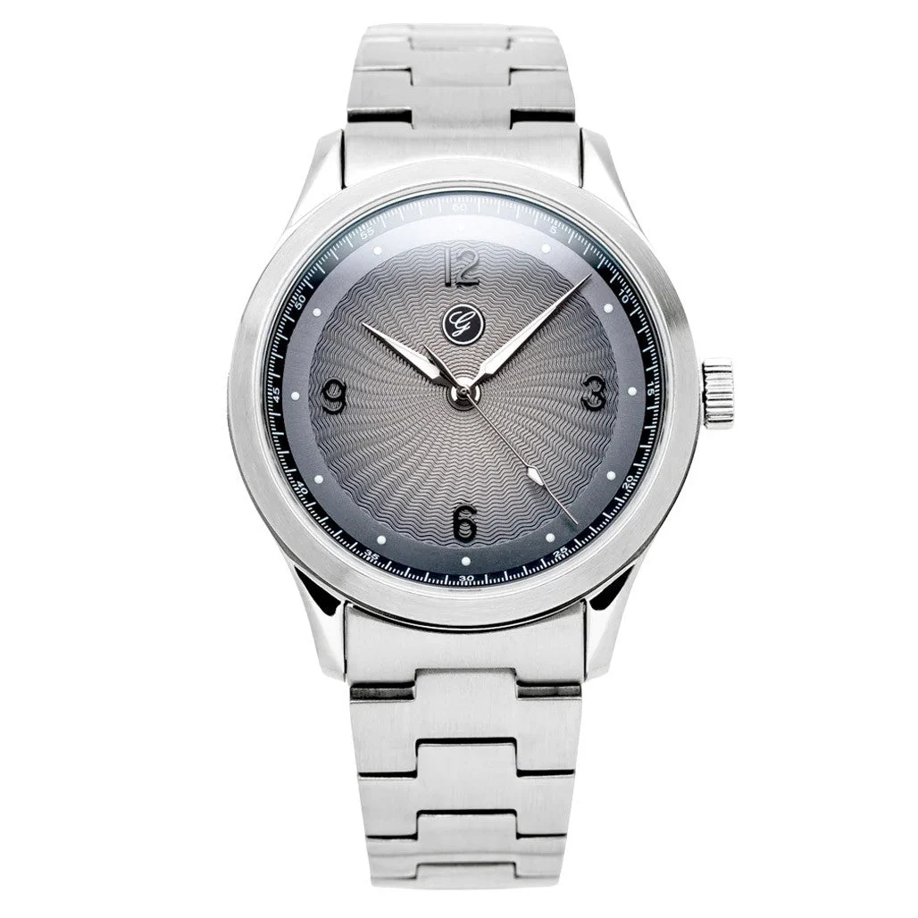 Galvin Loimu Coal on Steel Bracelet #GVN-13 kol saati