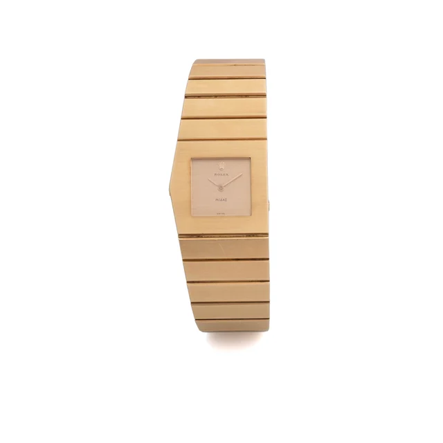 Rolex ROLEX REF. 9630, "KING MIDAS" "RENE-PAUL JEANNERET"; 18K YELLOW GOLD -- The personal