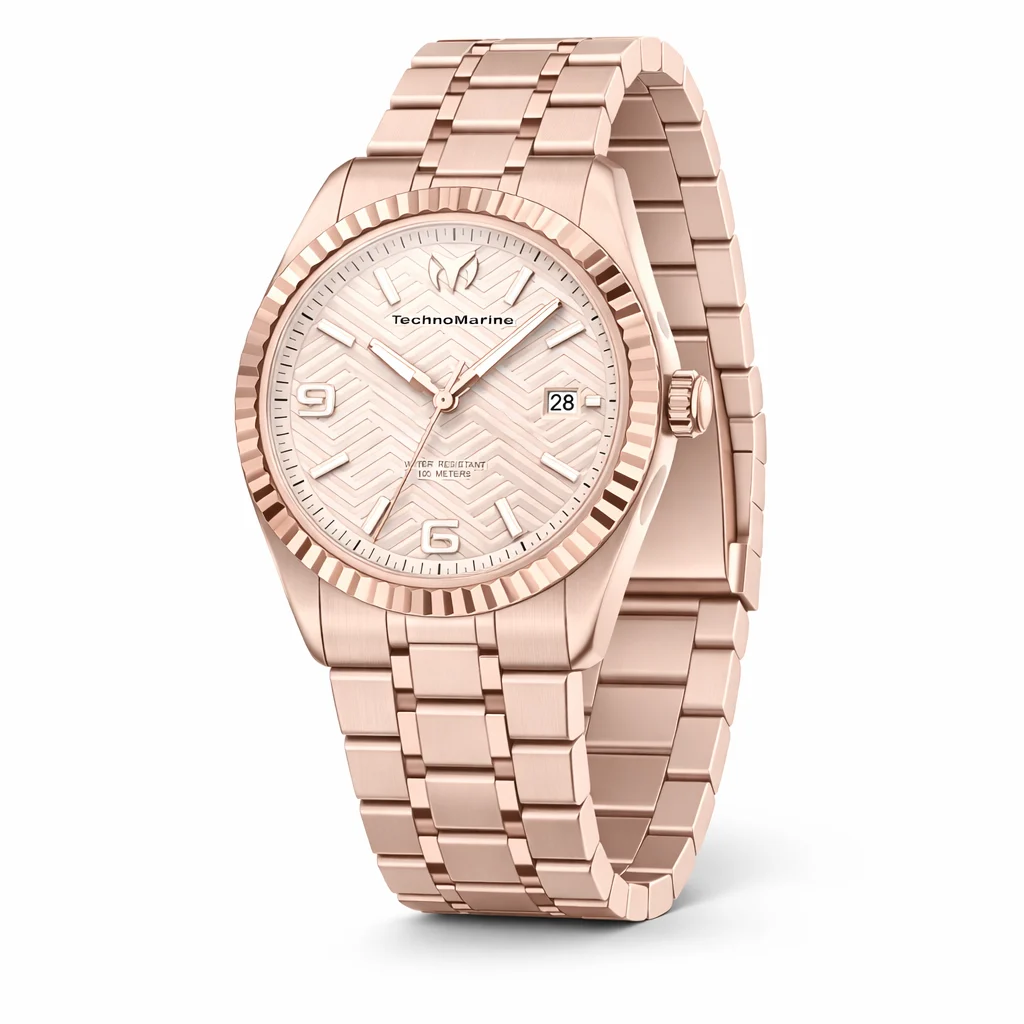 Technomarine TERRA NOVA Watch - 36mm. Rose Gold (TM-225066) 36 mm kol saati