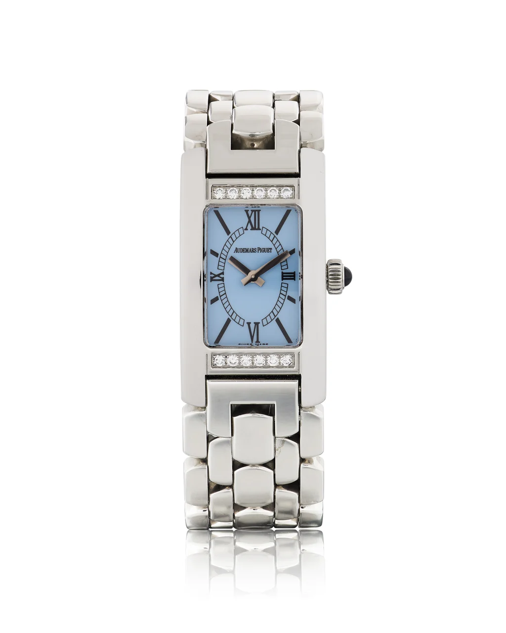 Audemars Piguet for Pictet & Cie - Ref. 67599 ST, quartz; “Promesse”; stainless steel and diamonds kol saati