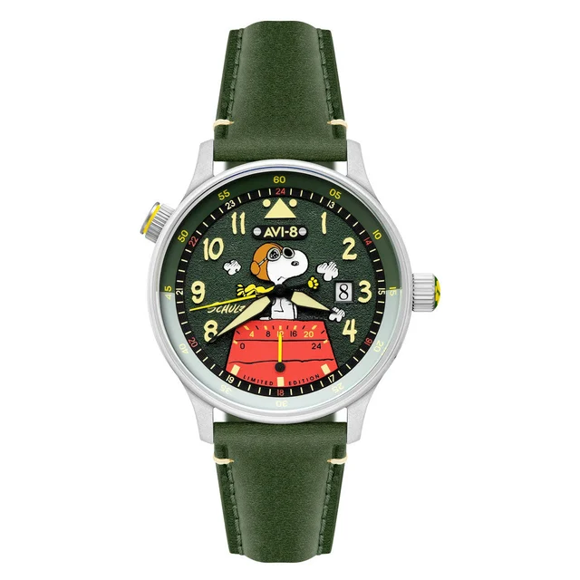 AVI-8 Hawker Hurricane McKellar Dual Time Peanuts Pine Pilot #AV-4151-05 kol saati