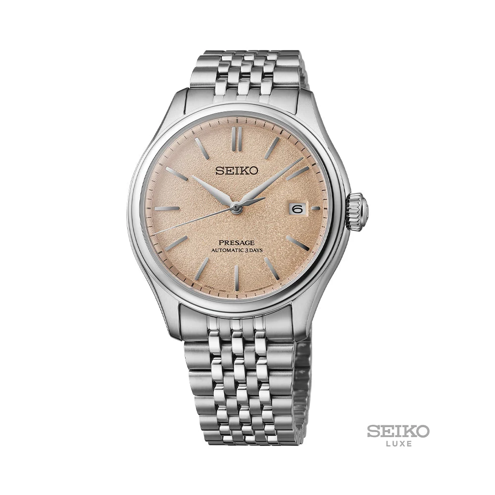 Seiko Presage 40.2mm - Salmon on Bracelet SPB467 40.2 mm kol saati