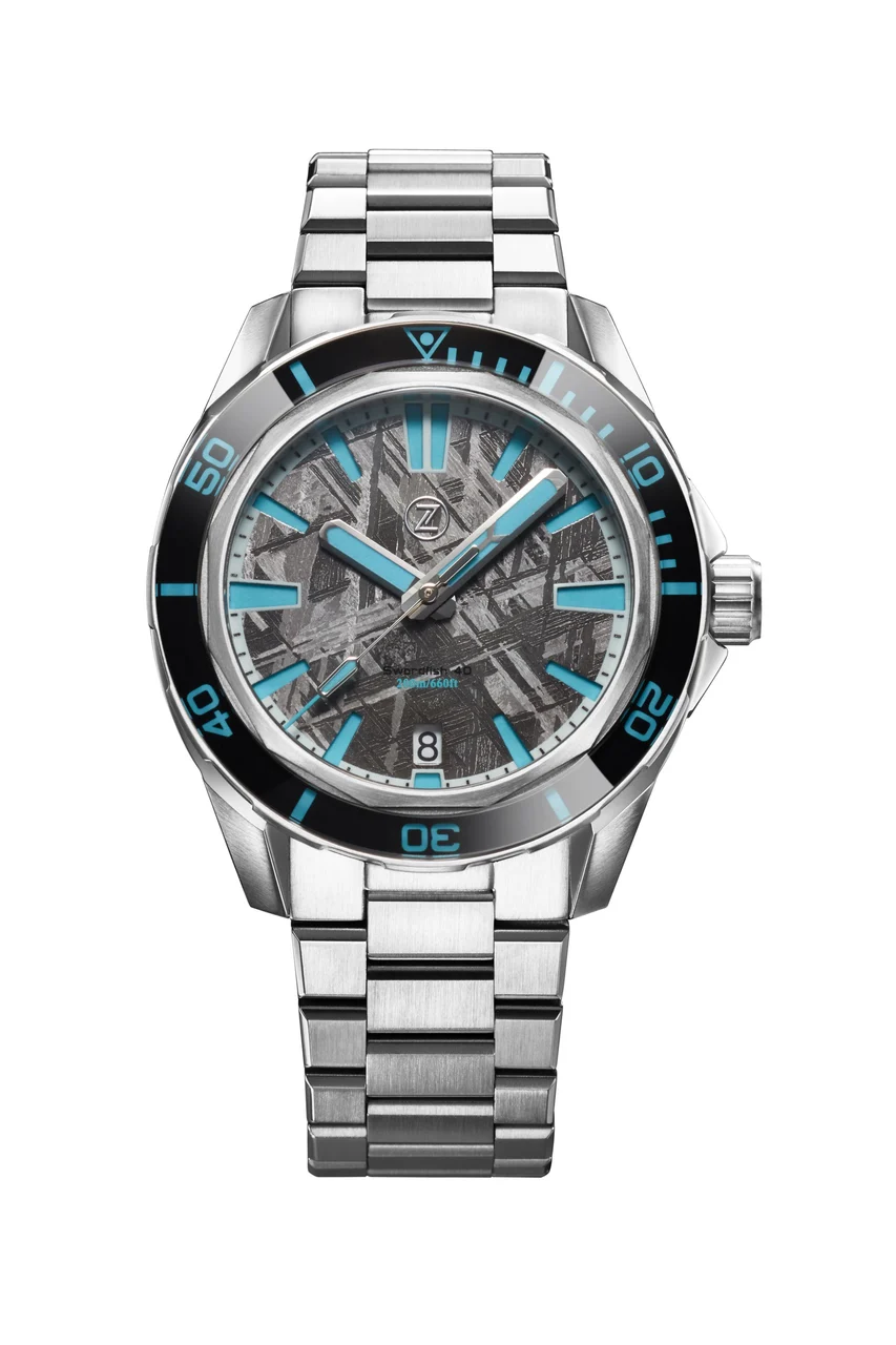 Zelos Swordfish 40mm SS Meteorite 40 mm kol saati