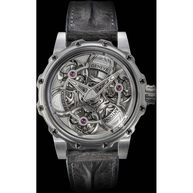 Antoine Preziuso Tourbillon of Tourbillons Titanium AFP-TTR-3X-TI kol saati