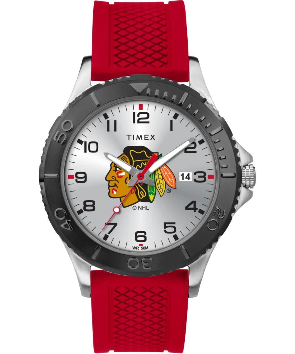 Timex Gamer Red Chicago Blackhawks TWZHBLAMF 42 mm kol saati