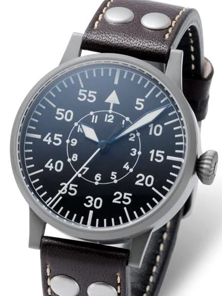 Laco Leipzig Type B Dial Swiss Mechanical Pilot Watch with Sapphire Crystal #861747 kol sa