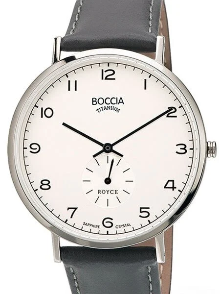 Boccia Thin Quartz Watch with 42mm Titanium Case and a Sapphire Crystal #3592-01 kol saati