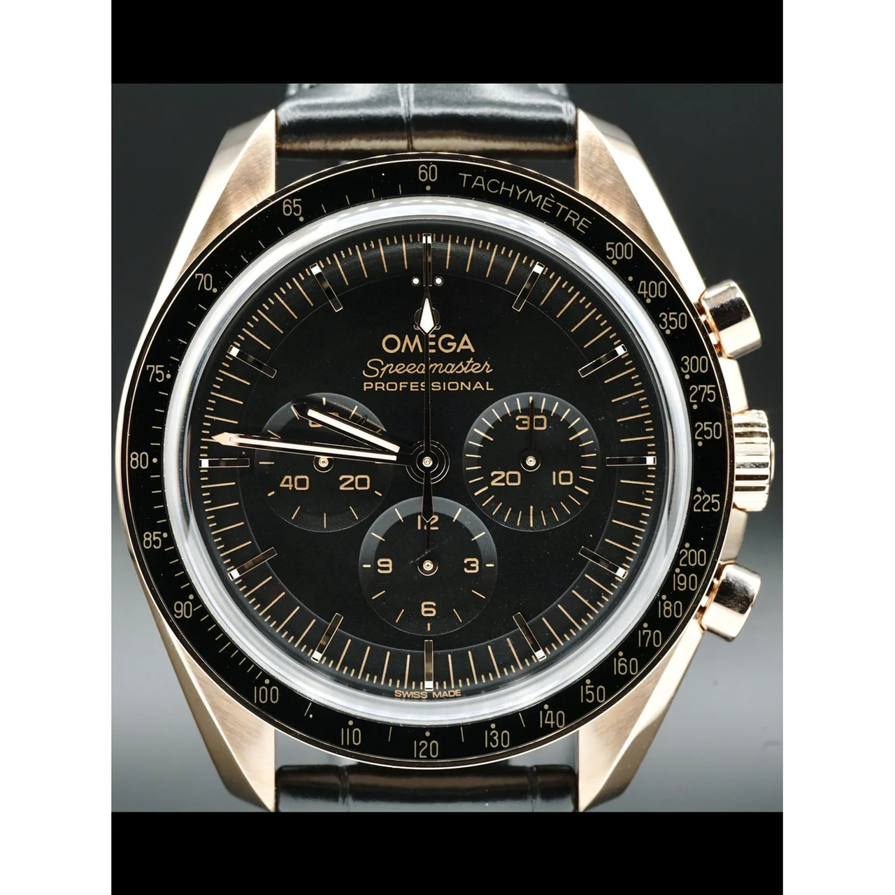 OMEGA Speedmaster Moonwatch Professional Chronograph Sedna Gold 42mm 310.63.42.50.01.001 210000023610 42 mm kol saati