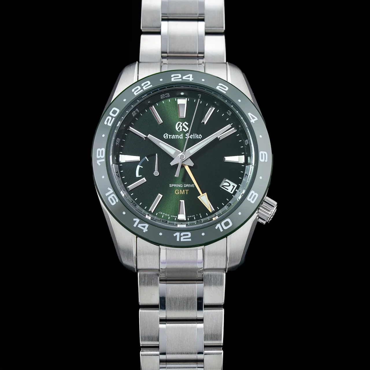 Grand Seiko Sport GMT Spring Drive Green Dial 210009N33225 40 mm kol saati
