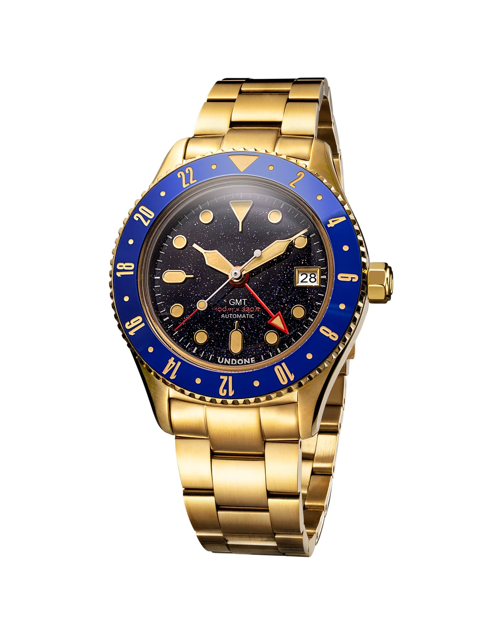UNDONE Basecamp GMT Aventurine Gold BCP-ADV-DL kol saati