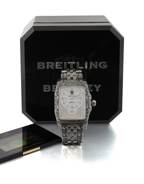 Breitling BREITLING, REF. A28362, FYLING B, CUSTOM ENGRAVED CASE, STEEL kol saati
