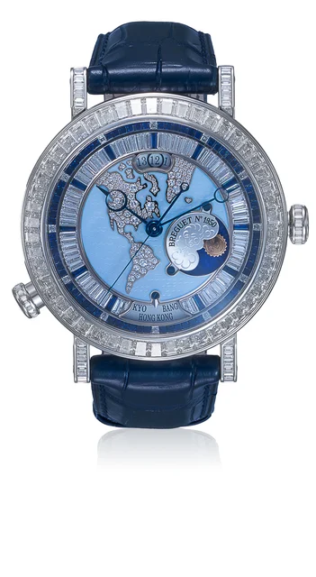 Breguet Ref. 5719, self-winding, centre-seconds, World Time, moon phases; “Hora Mundi Auto