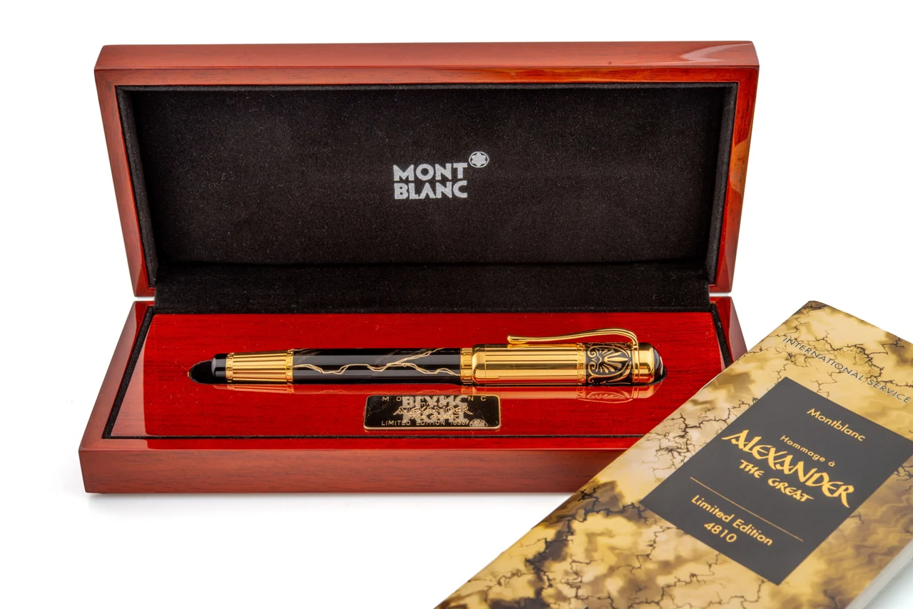 Montblanc “Patron of Art Edition”, Ref. 28641, made in 1998 “Alexander the Great”, limited edition, No. 1 635 / 4 810 kol saati