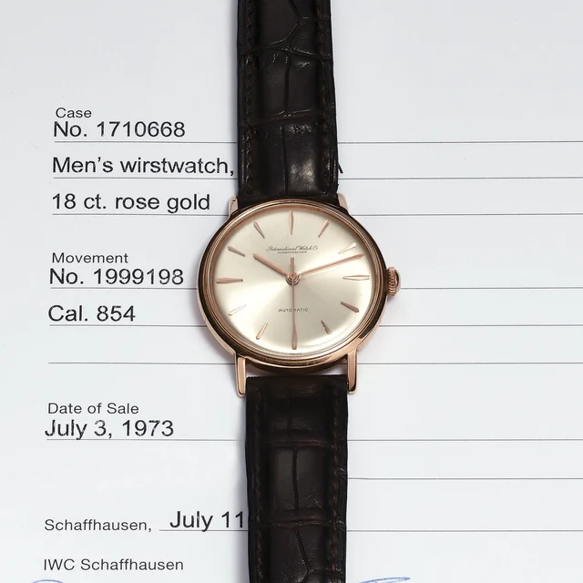 IWC IWC REF. R807A AUTOMATIC PINK GOLD kol saati