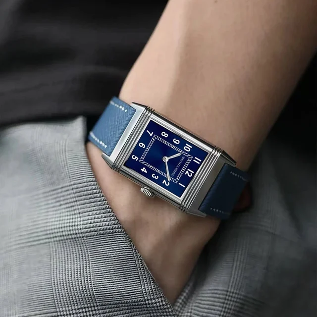 Tandorio Square Watch Specht & Söhne SP0028 Overturn Ultrathin Ronda Quartz Movt SAPPHIRE