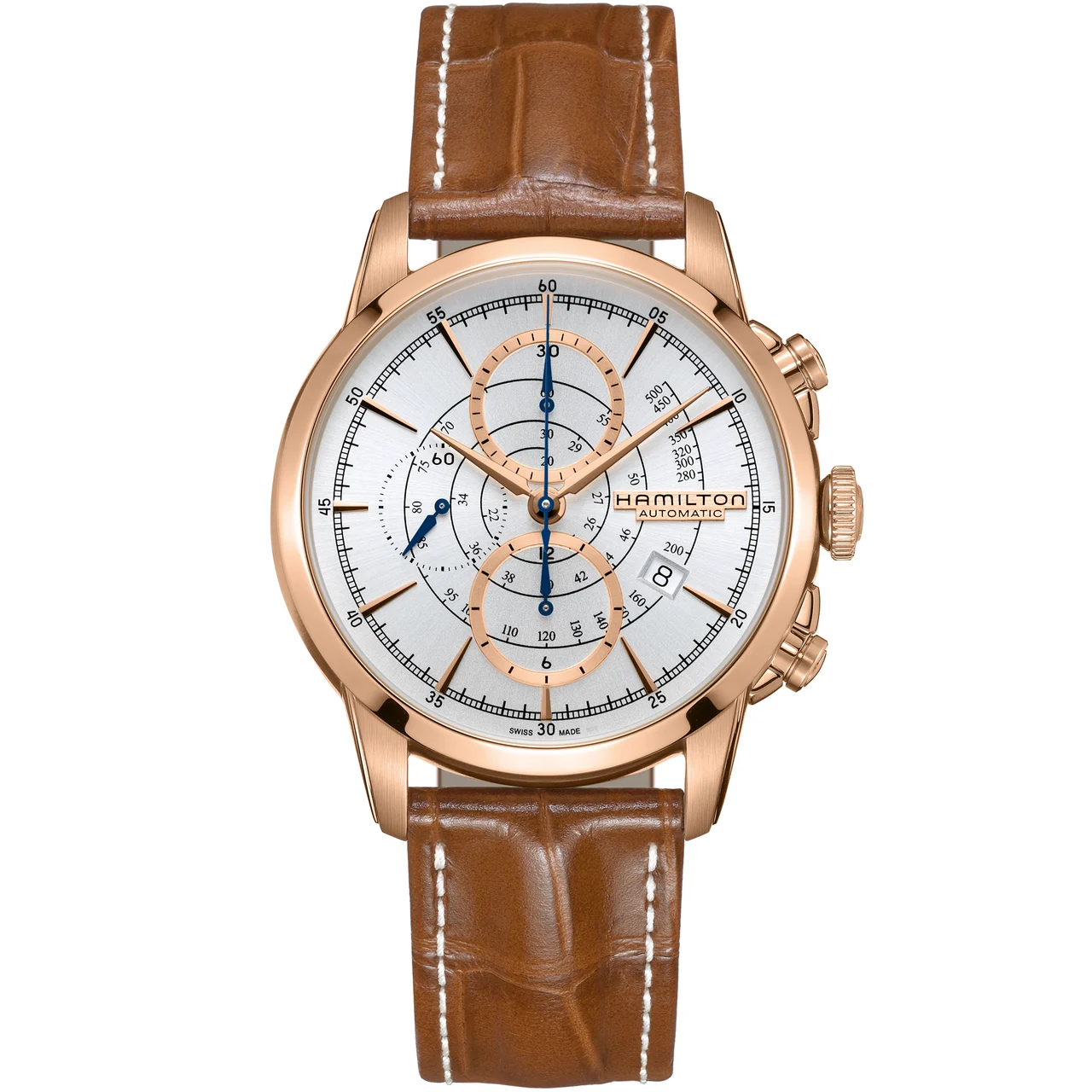 Hamilton American Classic RailRoad Auto Chrono H40676551 44 mm kol saati