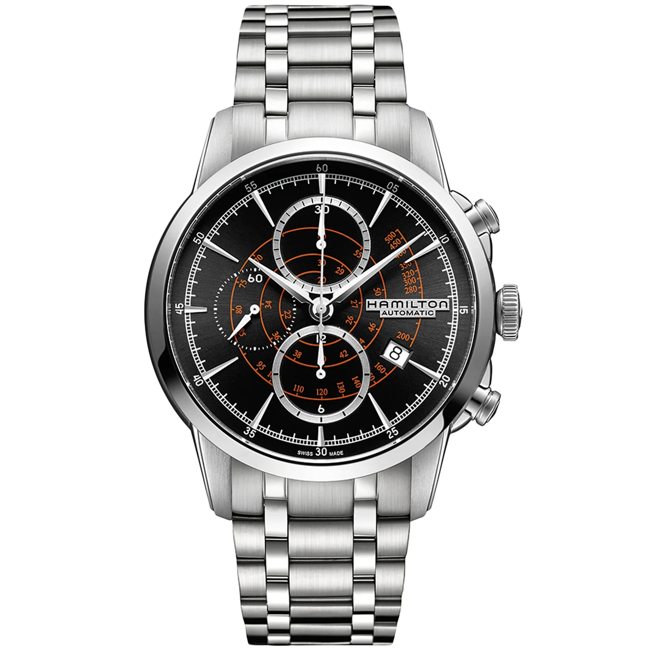 Hamilton American Classic RailRoad Auto Chrono H40656131 44 mm kol saati