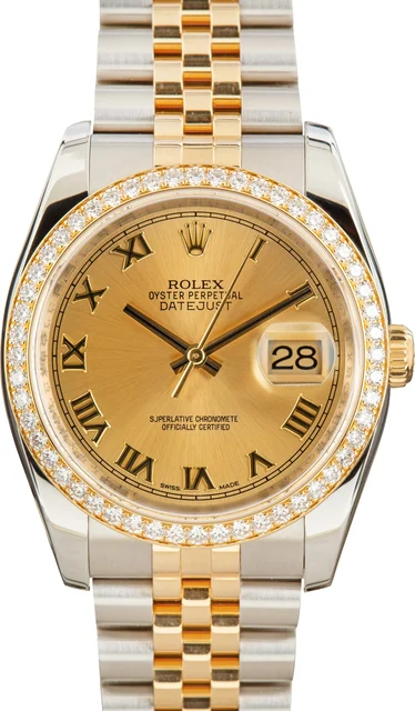 Rolex Datejust 116243 Diamond Bezel & Dial 116243CDJ kol saati
