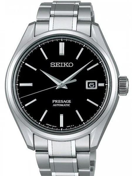 Seiko Presage Automatic Dress Watch with 40.8mm Titanium Case, and Sapphire Crystal #SARX0