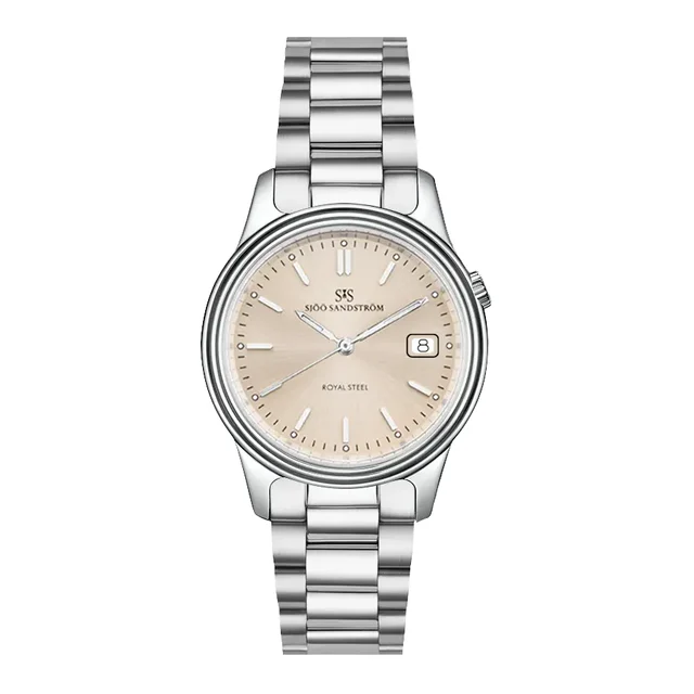 Sjöö Sandström Royal Steel Classic SS-2232-1-Champagne kol saati