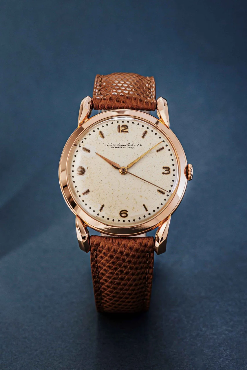 IWC Dress watch Bombay lugs 18k rose gold 36 mm kol saati
