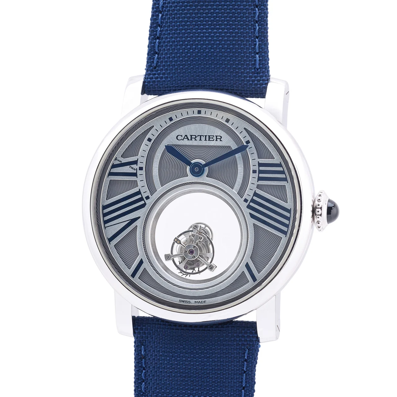 Cartier CARTIER, REF. W1556210, RONTONDE DE CARTIER MYSTERIOUS DOUBLE TOURBILLON, PLATINUM kol saati