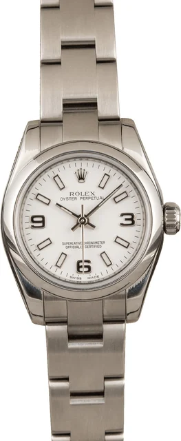 Rolex Oyster Perpetual 176200 White Dial 176200WASO kol saati