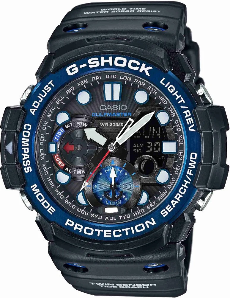 Casio G-shock Master Of G GN-1000B-1ADR 53.4 mm kol saati