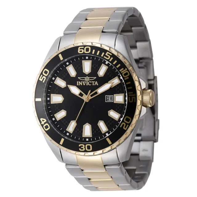 Invicta Pro Diver Tessellon Watch - 46mm. Gold, Steel (47342) kol saati
