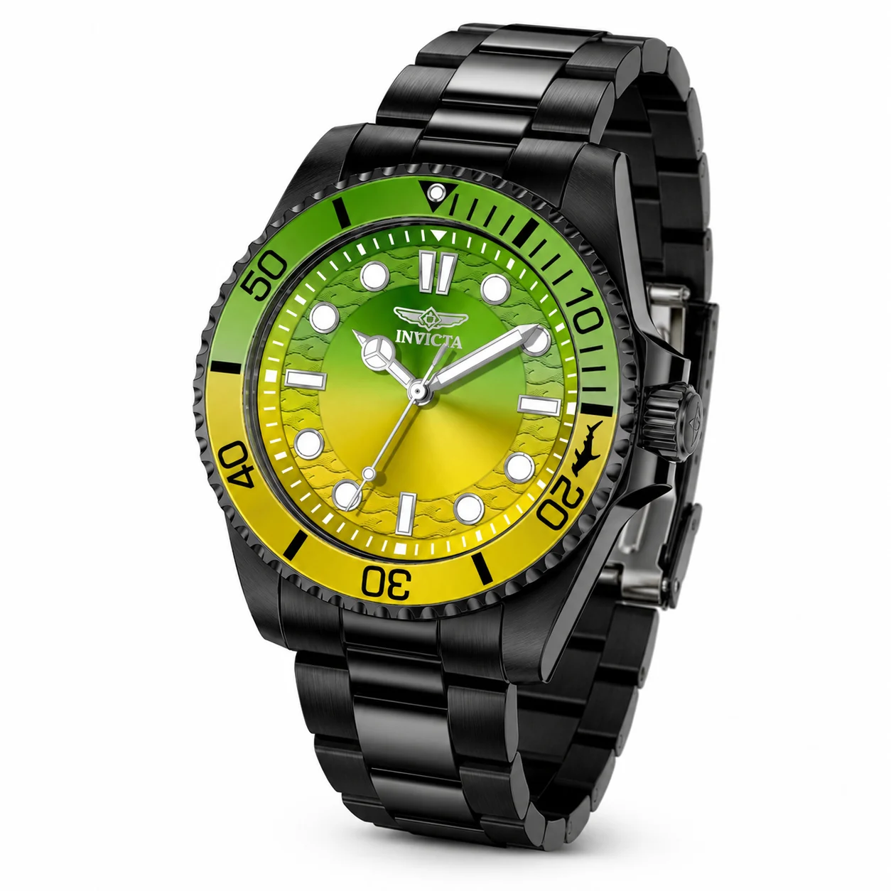 Invicta Pro Diver Kromatyk Watch - 43mm, Black (50973) 43 mm kol saati