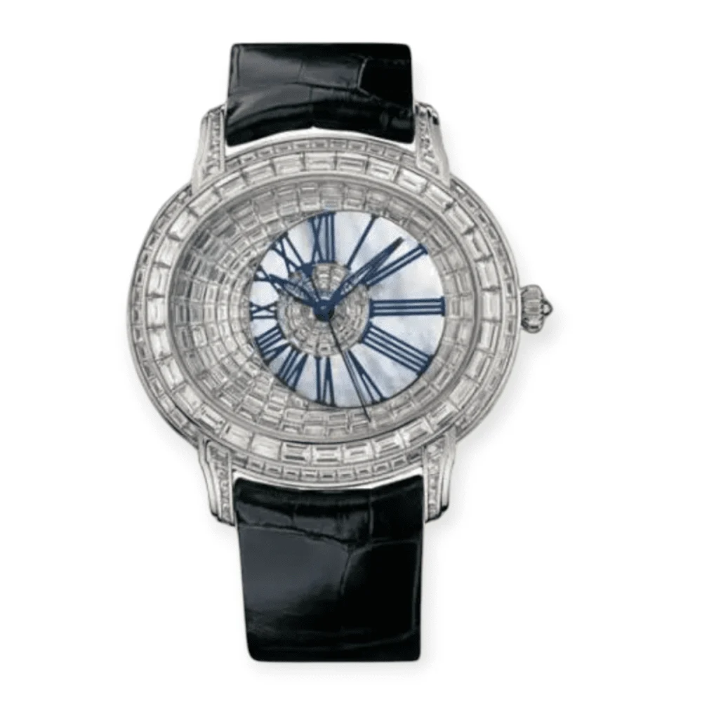 Audemars Piguet Millenary 47mm White Gold Baguette Pre-Owned Audemars Piguet Millenary 47mm White Gold Baguette 47 mm kol saati