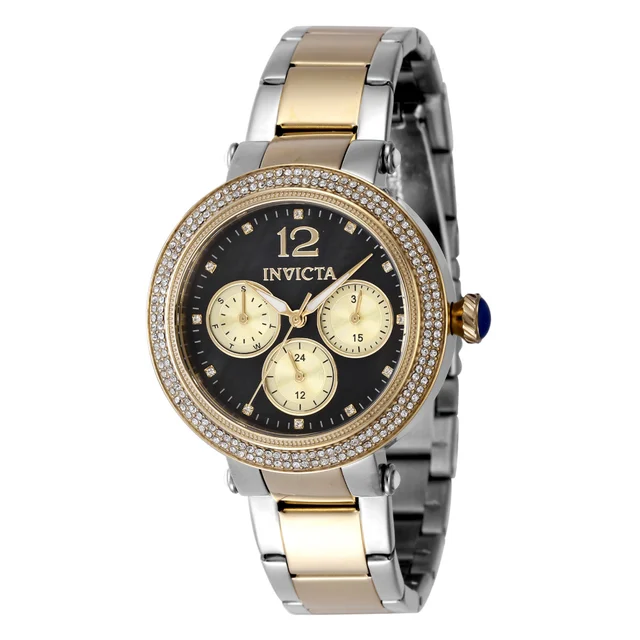 Invicta Bolt Glintara Watch w/ Mother of Pearl Dial - 37mm. Gold, Steel (48115) kol saati
