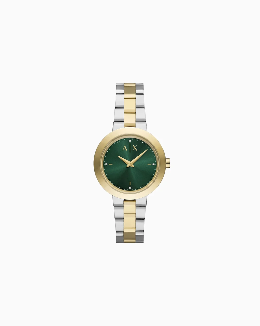 Armani Exchange Two-Hand Two-Tone Stainless Steel Watch AX5176 36 mm kol saati