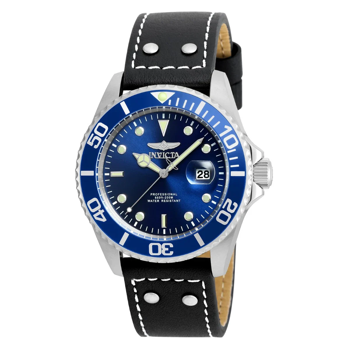 Invicta Pro Diver Watch - 43mm, Black (22068) 43 mm kol saati