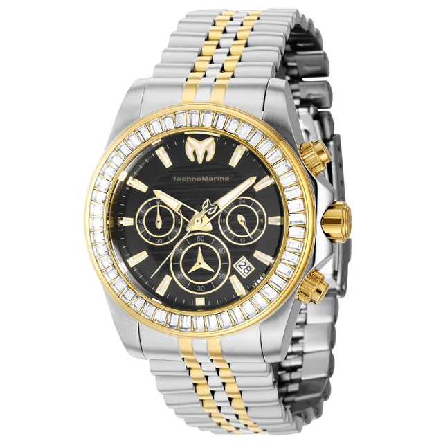 Technomarine Manta Ray Watch - 42mm, Steel, Gold (TM-222041) kol saati