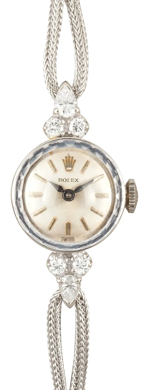 Rolex Diamond Cocktail Watch 1940's 53105 15 mm kol saati