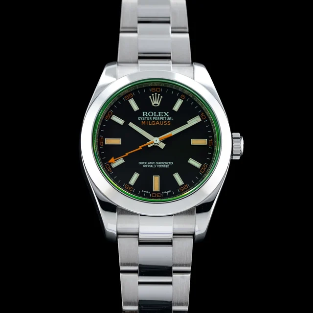 Rolex Milgauss Black Dial M116400GV-0001 210009N38811 kol saati