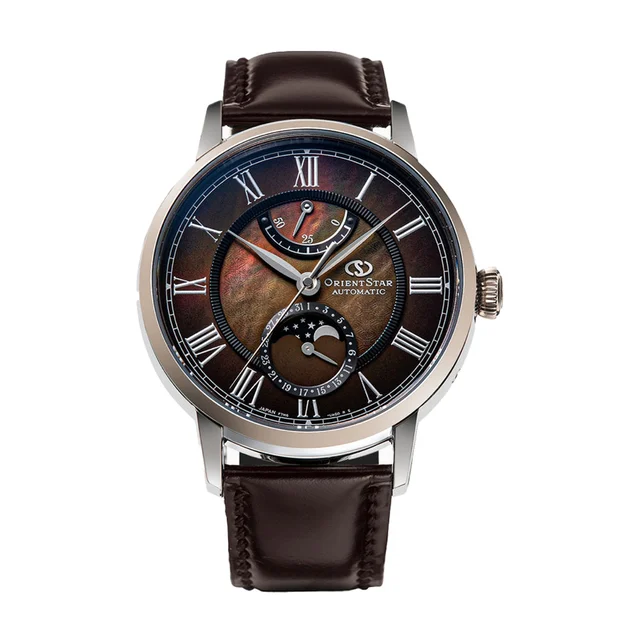 Orient Star Moon Phase OW-RE-AY0121A00B kol saati