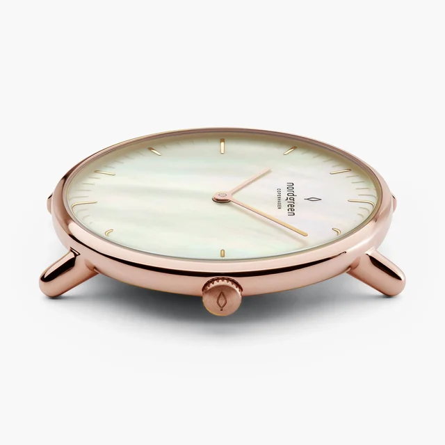 Nordgreen Native 28mm - Rose Gold - Mother of Pearl Dial WATCHNR28RGMP kol saati