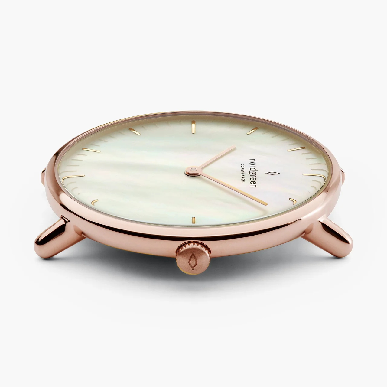Nordgreen Native 28mm - Rose Gold - Mother of Pearl Dial WATCHNR28RGMP 28 mm kol saati