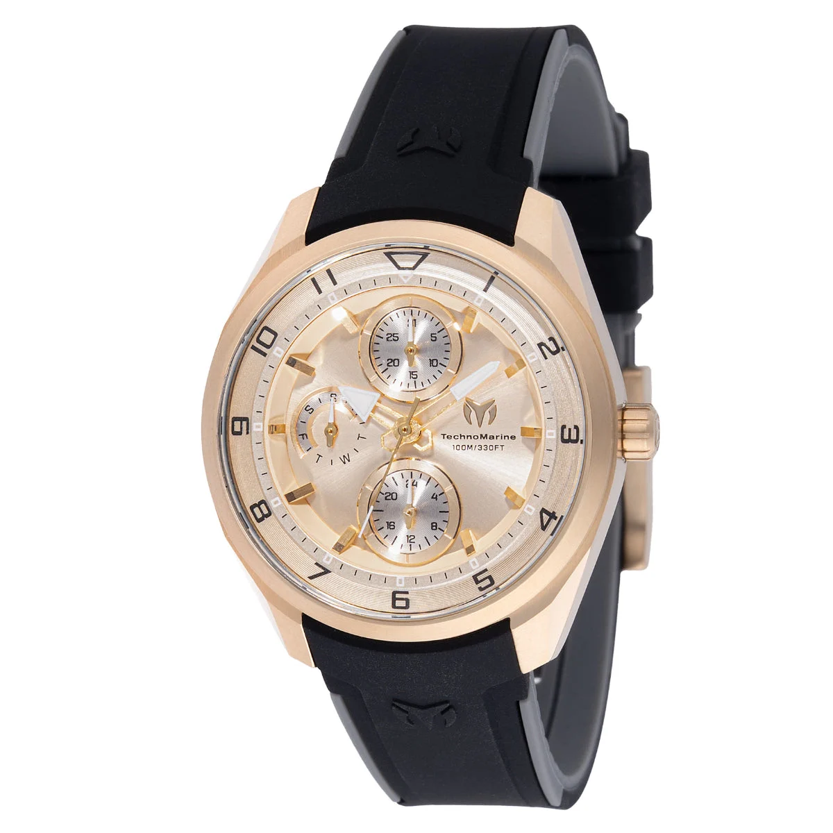 Technomarine Ocean Quantum Watch - 36mm. Grey. Black (TM-318114) 36 mm kol saati