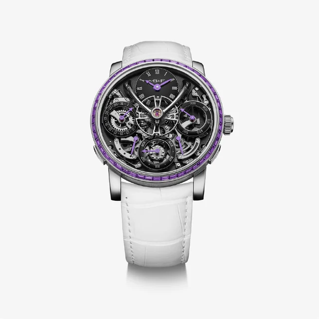 Mb&f Legacy Machine Perpetual Chromatic Purple Sapphire kol saati